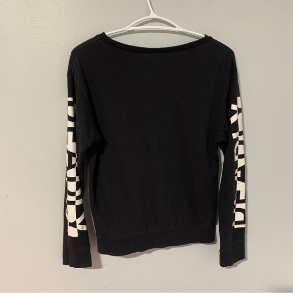 Divided by H&M black “deadly” sweatshirt size XS 100% cotton - Picture 1 of 5